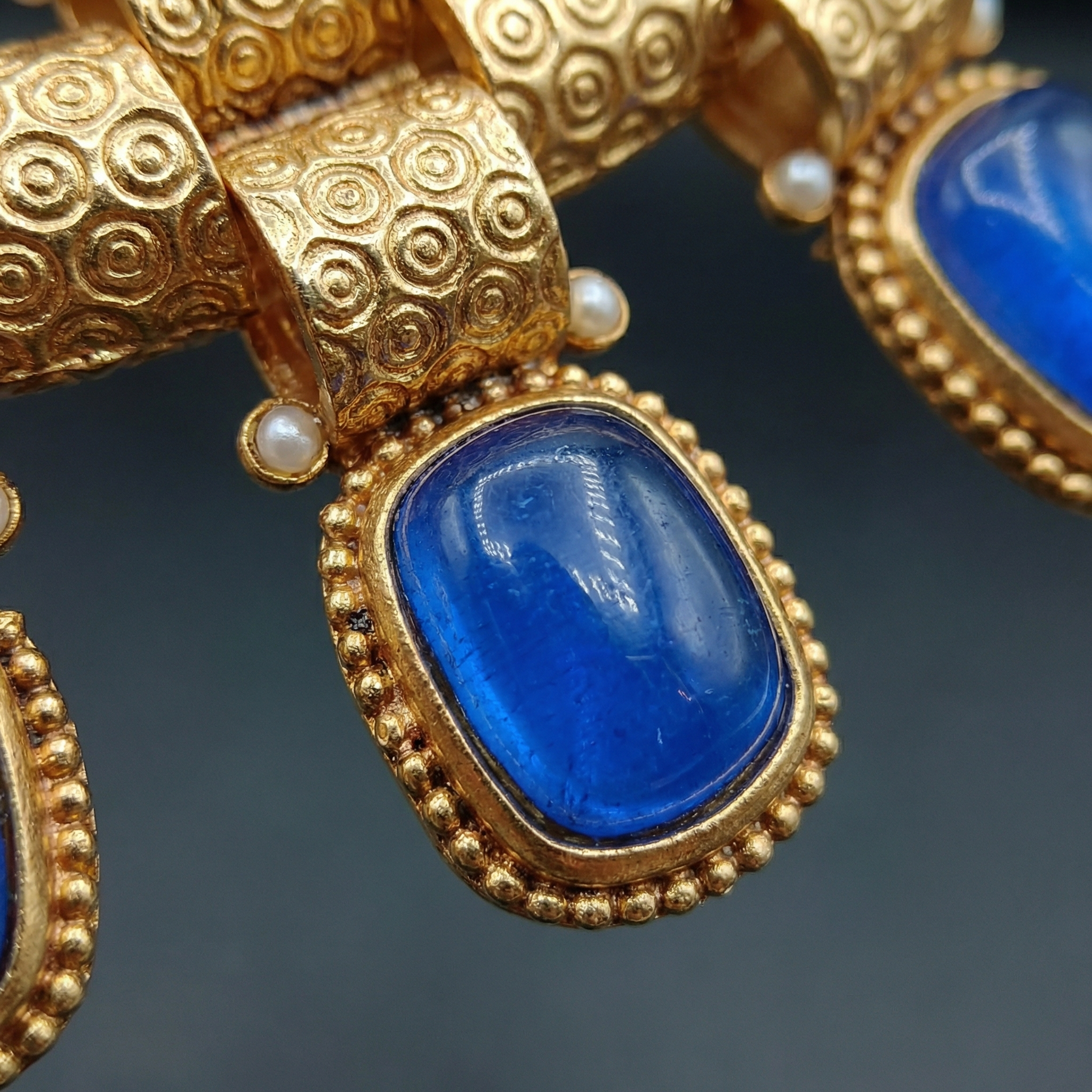 Rajwadi Choker Necklace | Monalisa Fusion Bridal Jewelry Set with Earrings