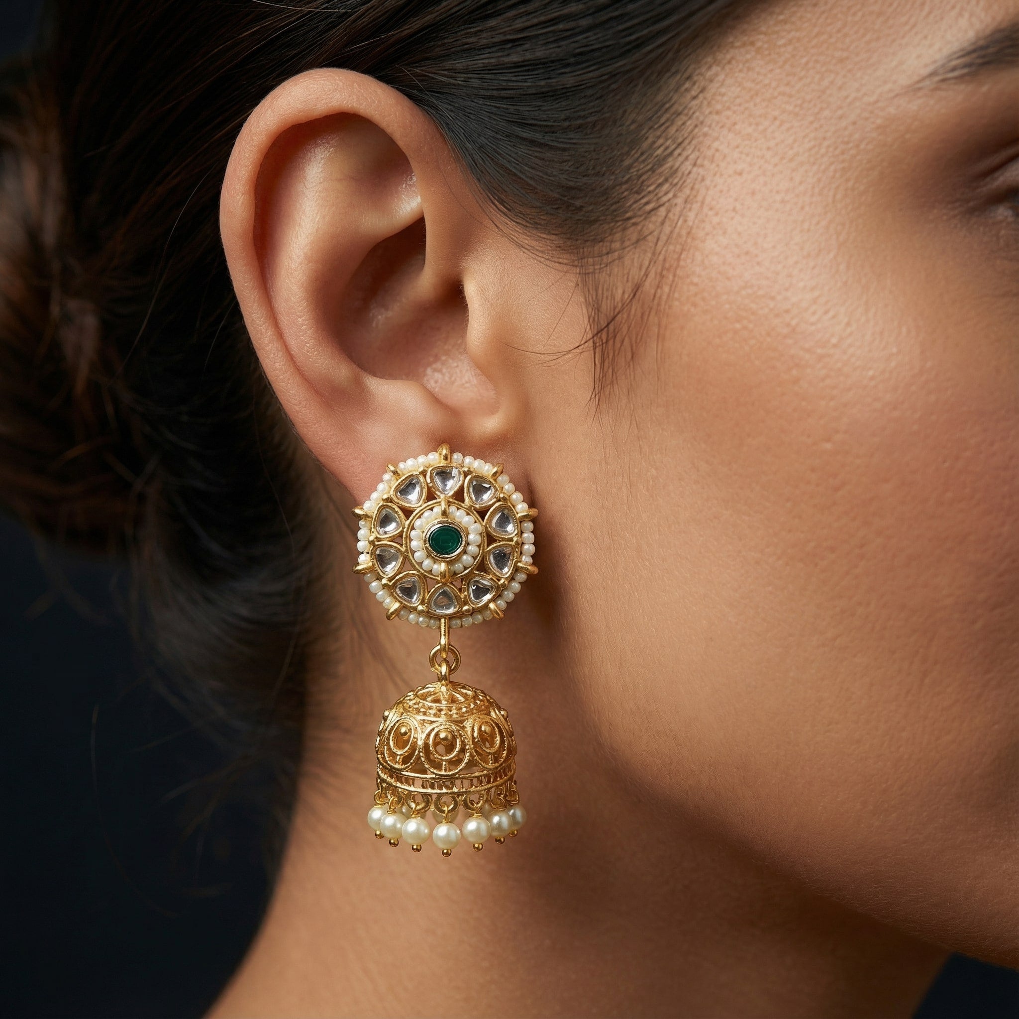 Kundan Choker Set | Rajputi Luxury Indian Bridal Jewelry