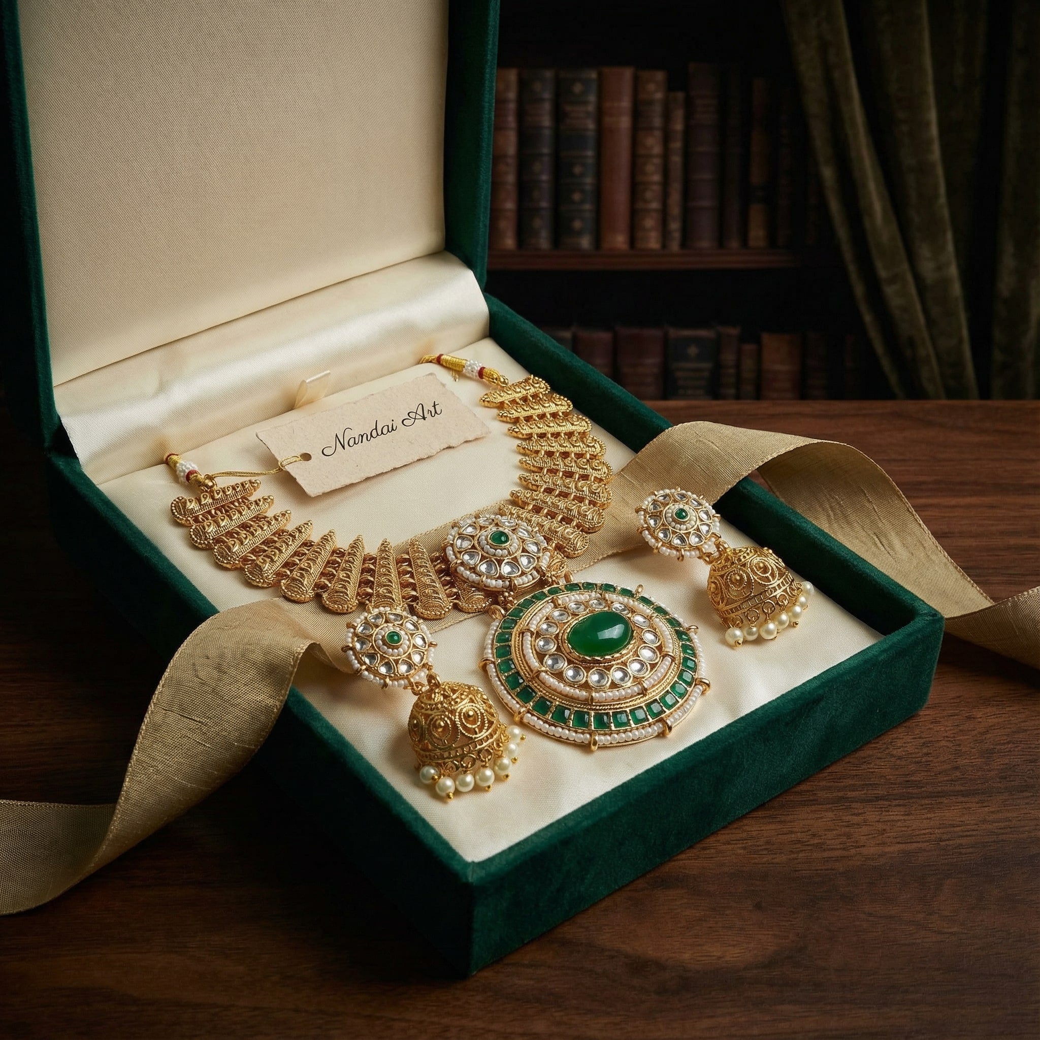 Kundan Choker Set | Rajputi Luxury Indian Bridal Jewelry