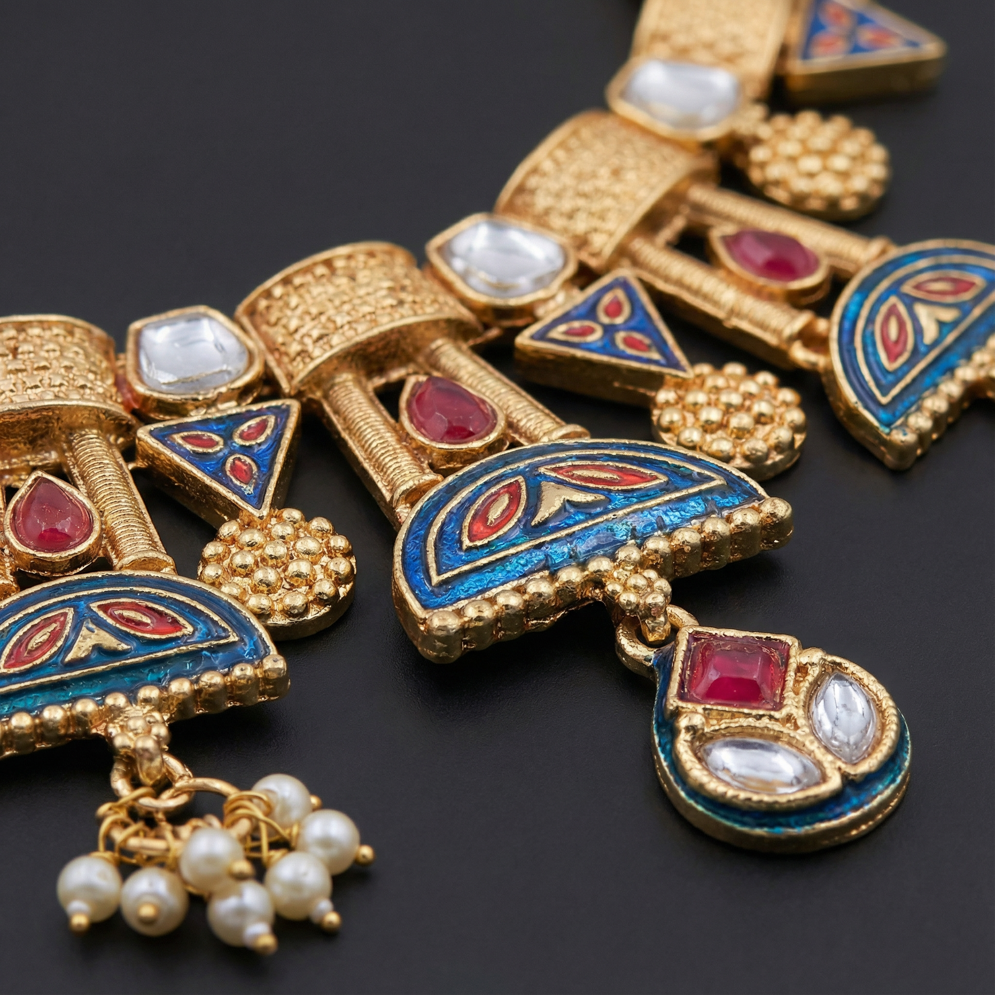 Royal Kundan Choker Set – Bridal Necklace & Earrings