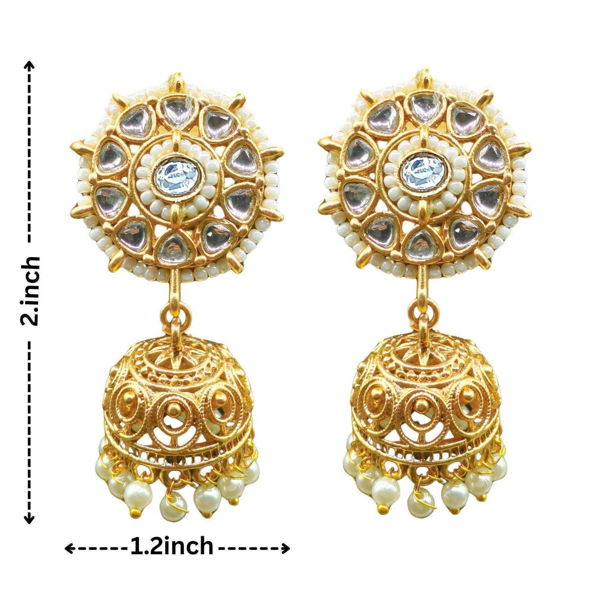 Kundan Choker Set | Rajputi Luxury Indian Bridal Jewelry