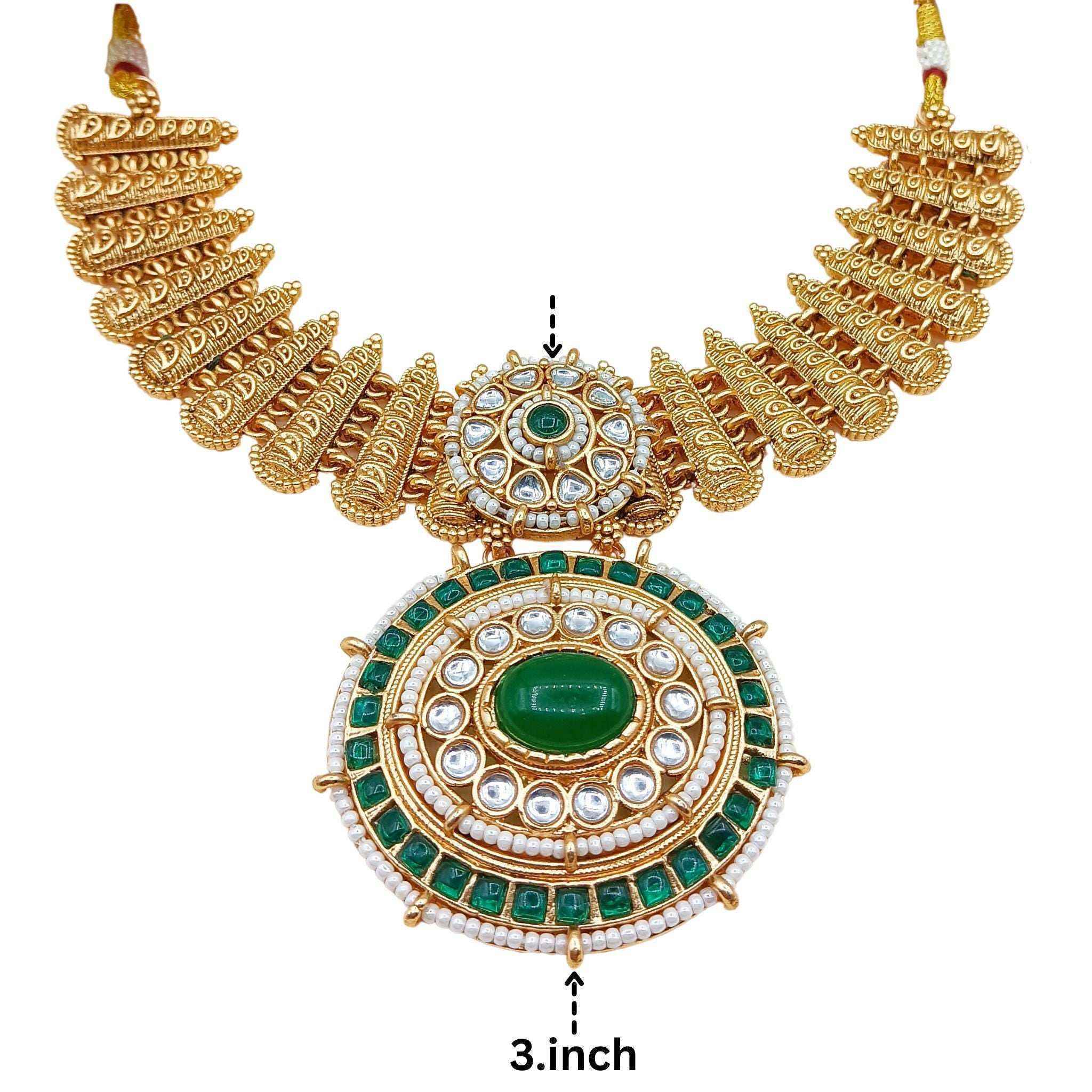 Kundan Choker Set | Rajputi Luxury Indian Bridal Jewelry
