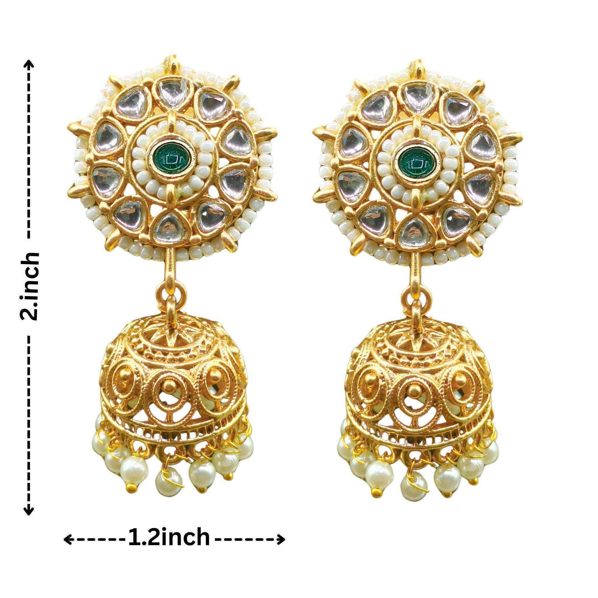 Kundan Choker Set | Rajputi Luxury Indian Bridal Jewelry