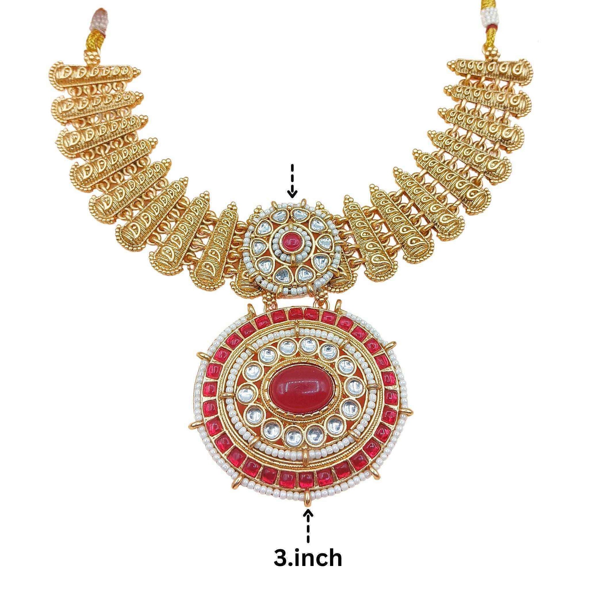 Kundan Choker Set | Rajputi Luxury Indian Bridal Jewelry