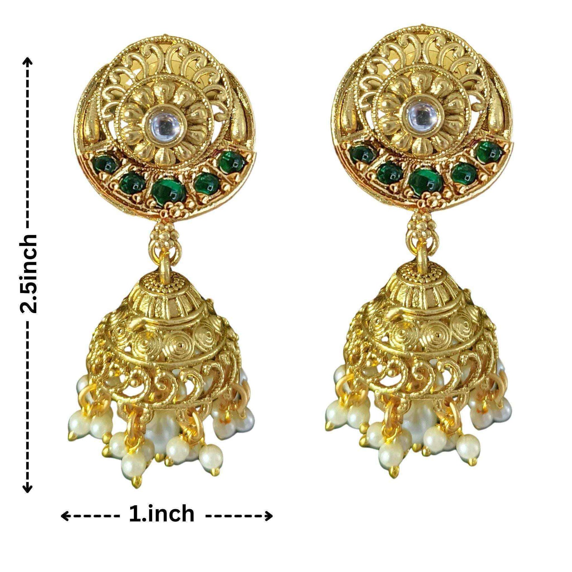 Pearl Choker Set | Rajputi Luxury Indian Bridal Jewelry