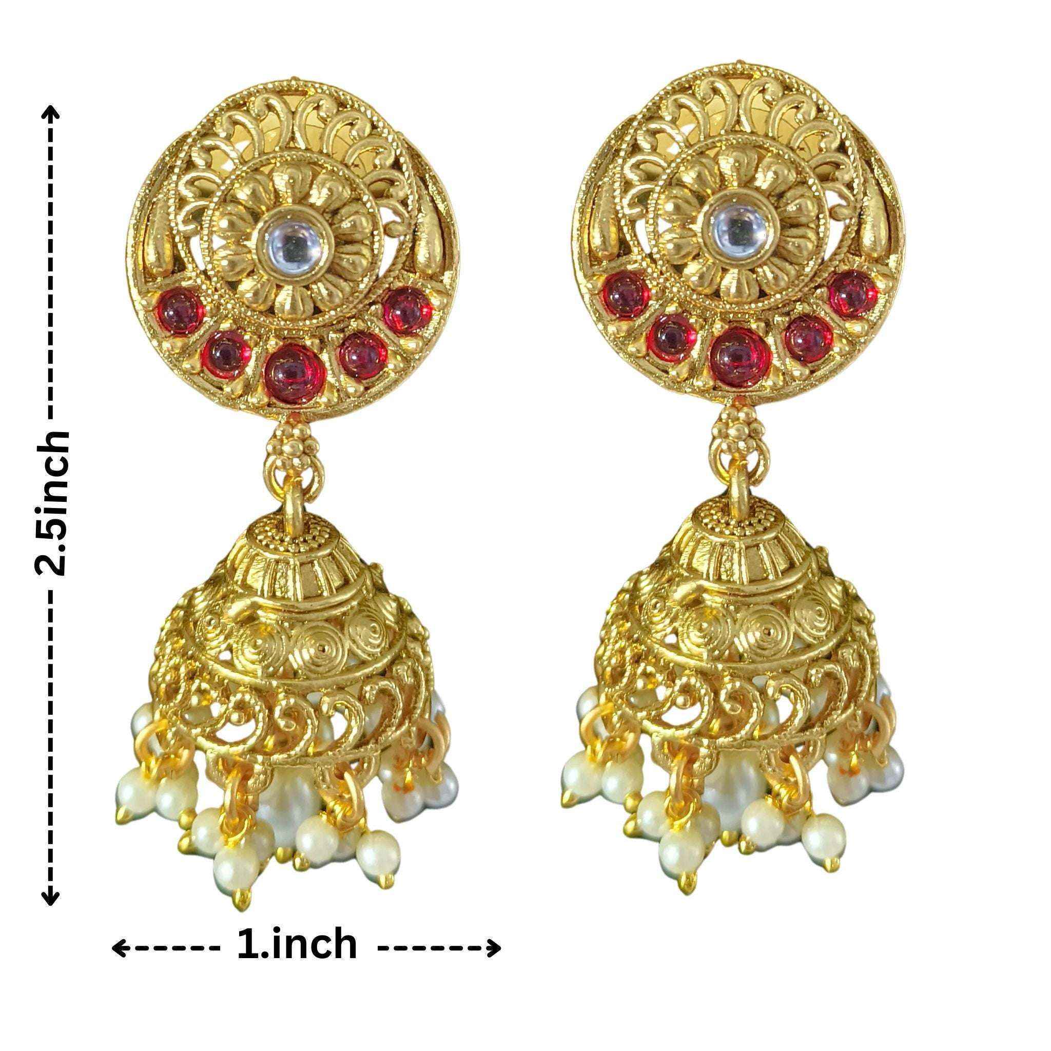 Pearl Choker Set | Rajputi Luxury Indian Bridal Jewelry