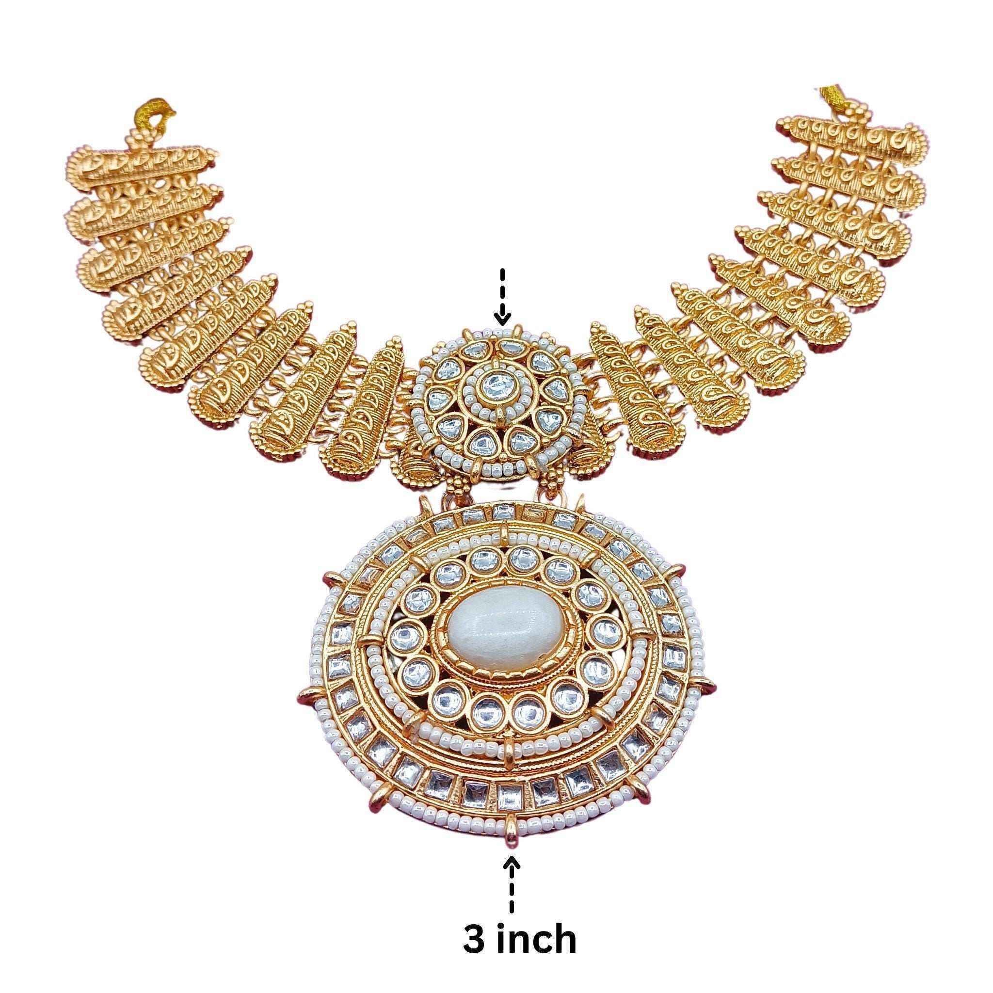 Kundan Choker Set | Rajputi Luxury Indian Bridal Jewelry