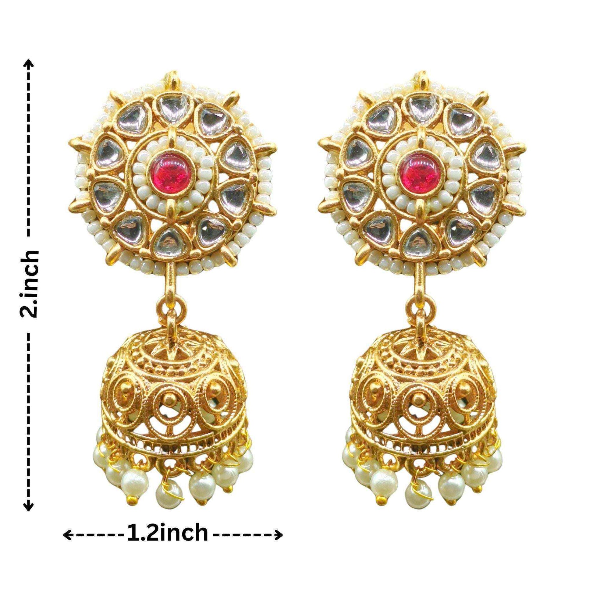 Kundan Choker Set | Rajputi Luxury Indian Bridal Jewelry