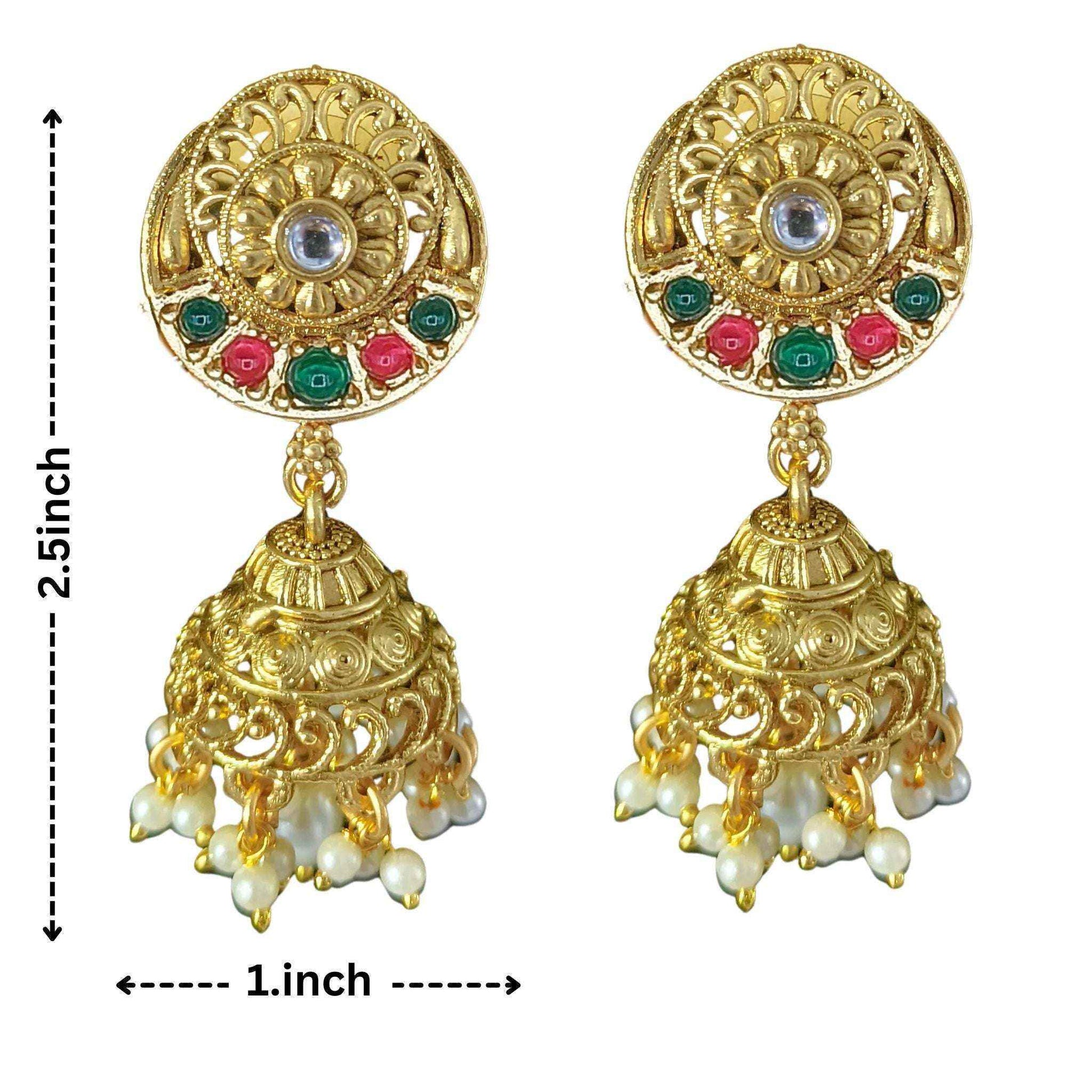 Pearl Choker Set | Rajputi Luxury Indian Bridal Jewelry