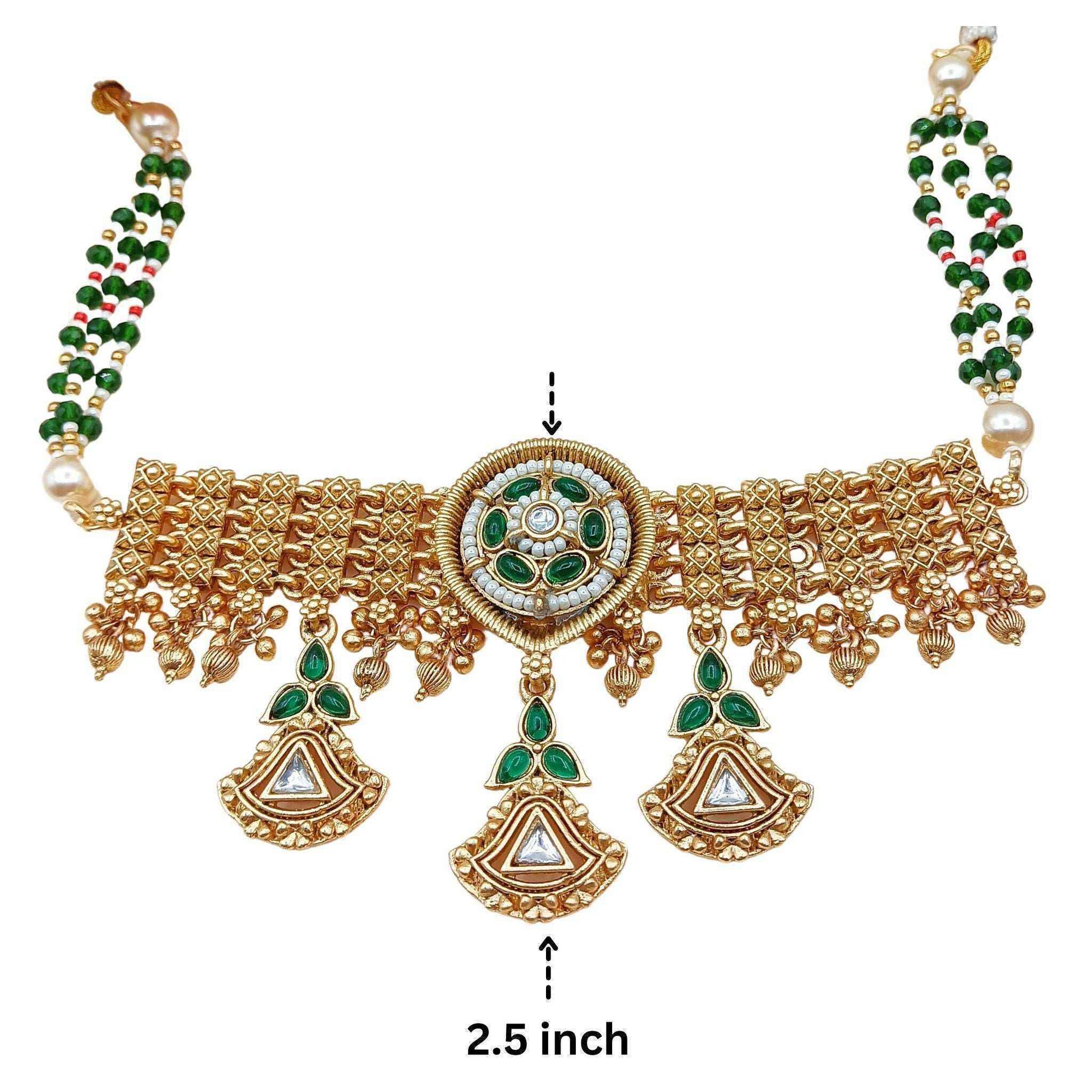 Kundan Choker Set | Meenakari Rajputi Luxury Indian Jewelry