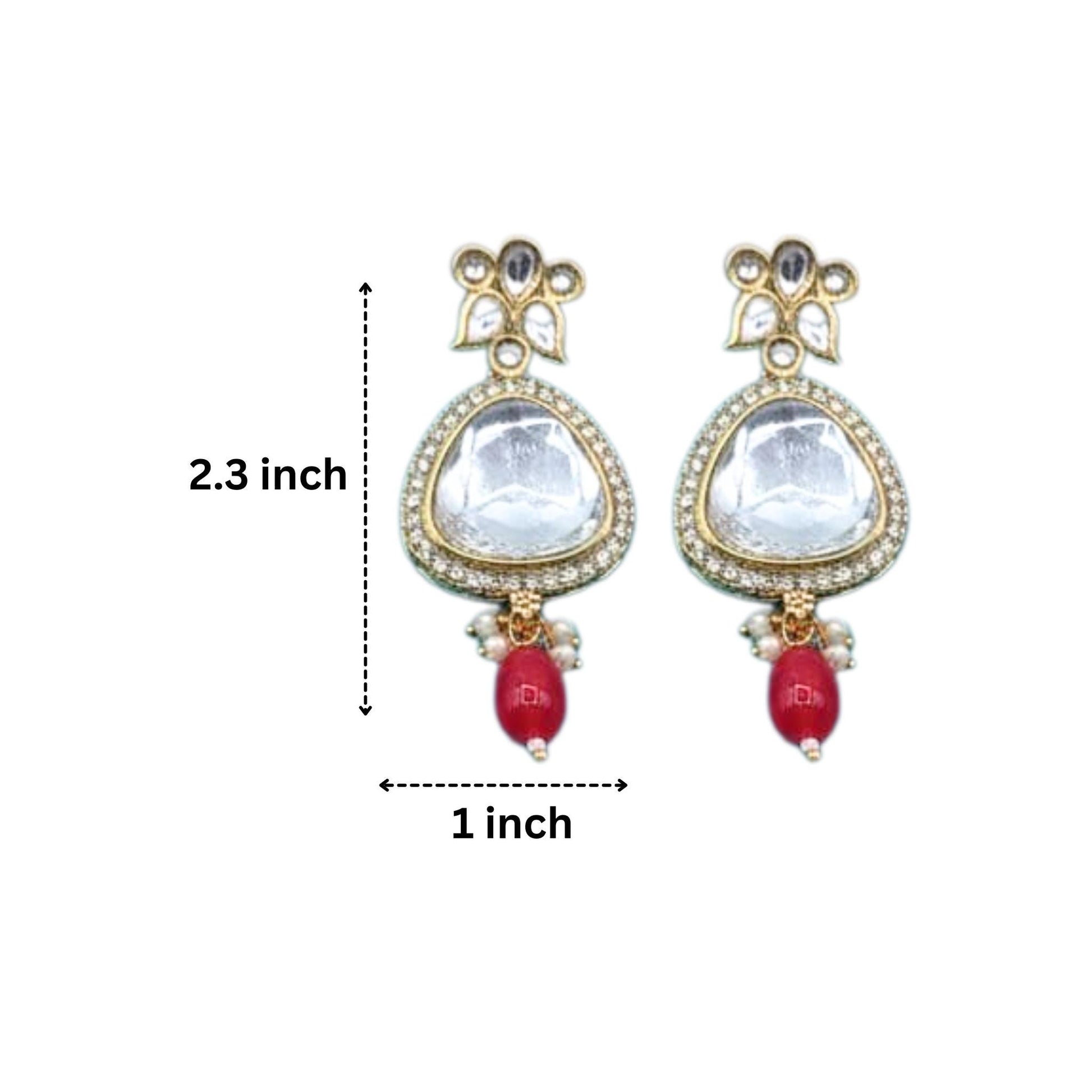 Majestic Uncut Polki Bridal Choker Set – Gold Plated - Nandai Jewels